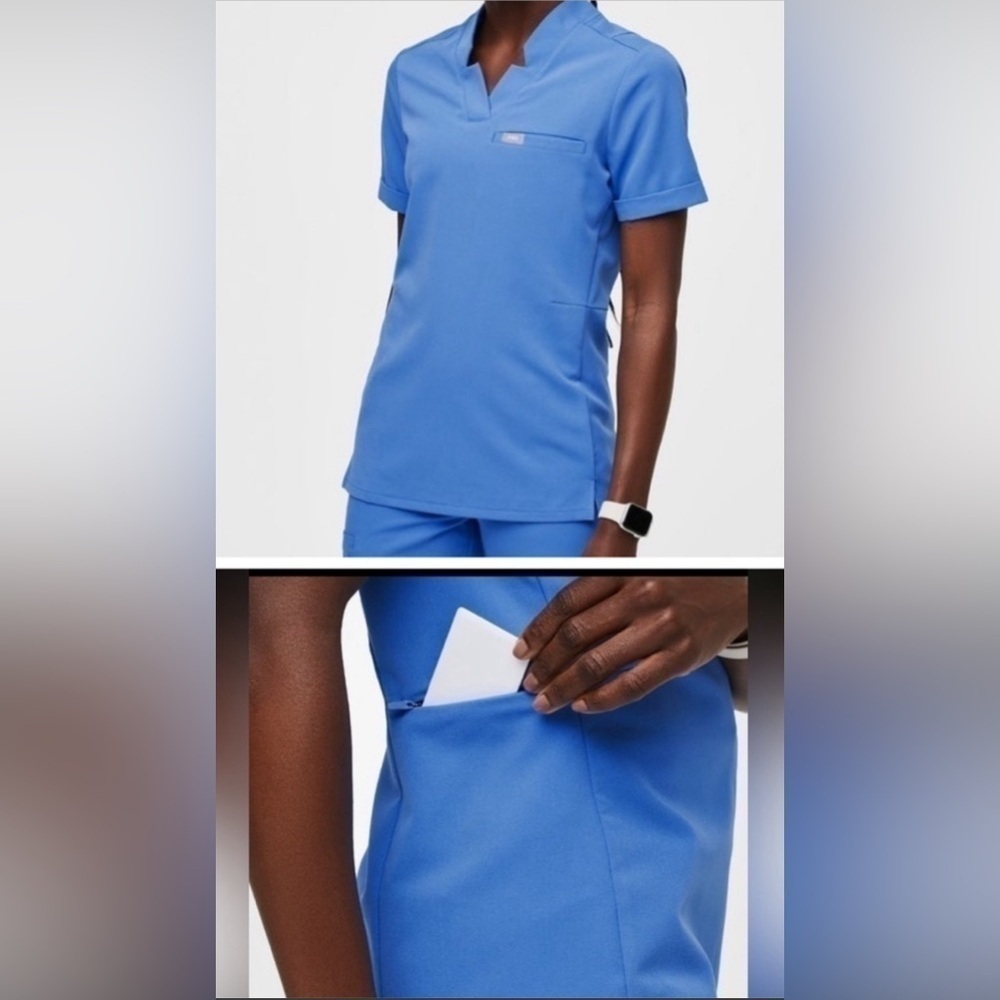 FIGS Women's Royal Blue Scrub Set - Picture 5 of 5